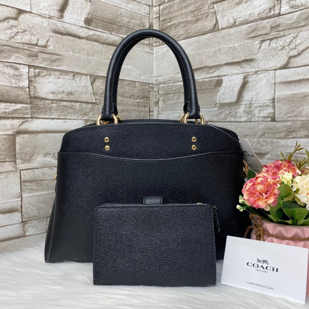 👜COACH SET🌺MINI LILLIE CARRYALL & WALLET - Picture 2 of 7